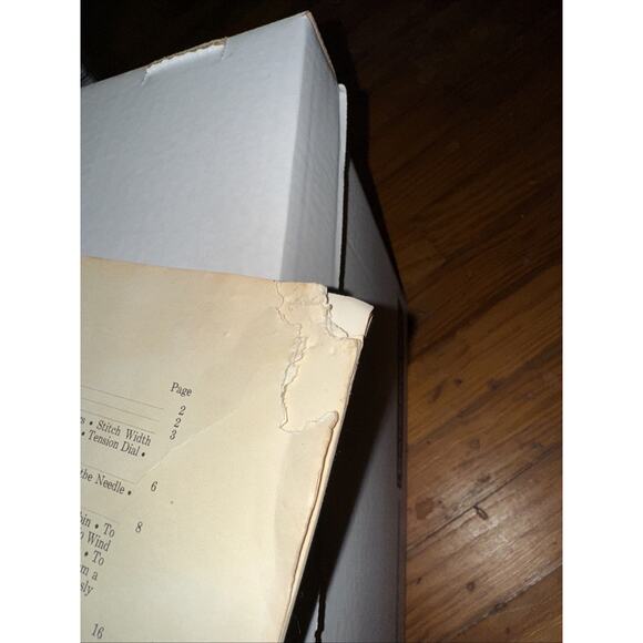 1964 SINGER Touch & Sew Deluxe Zig Zag Sewing Machine Instruction Book ROUGH - Picture 4 of 8